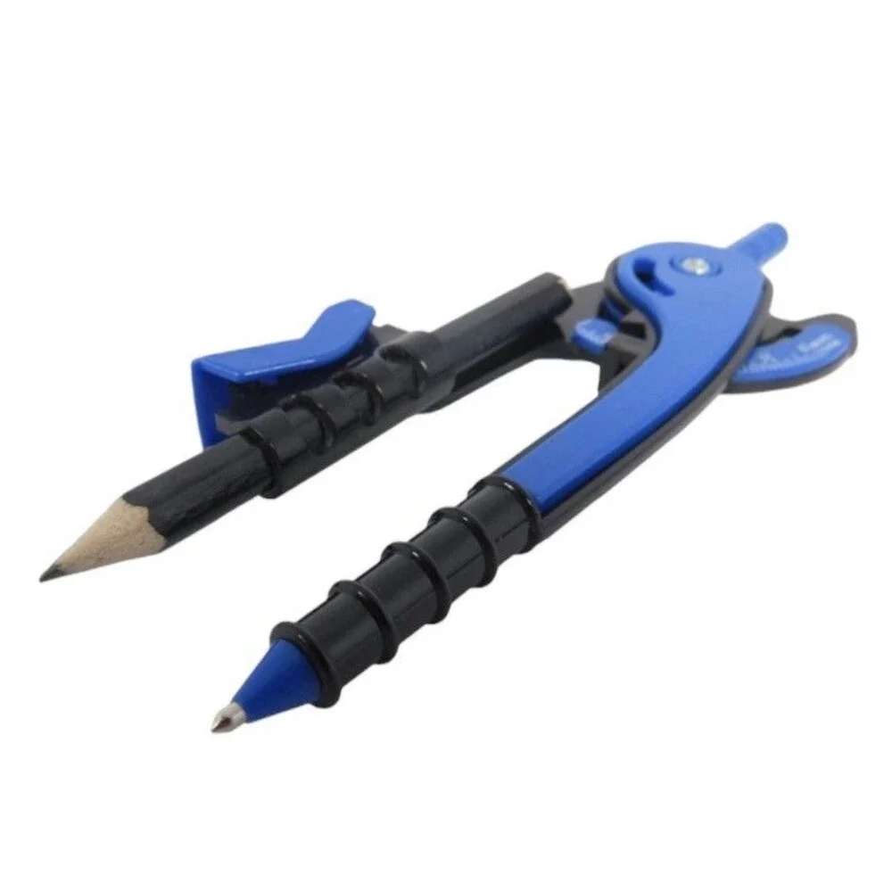 Pen+Gear Plastic Compass and Protractor Set Blue